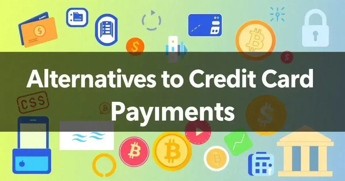 Alternatives to Credit Card Payments