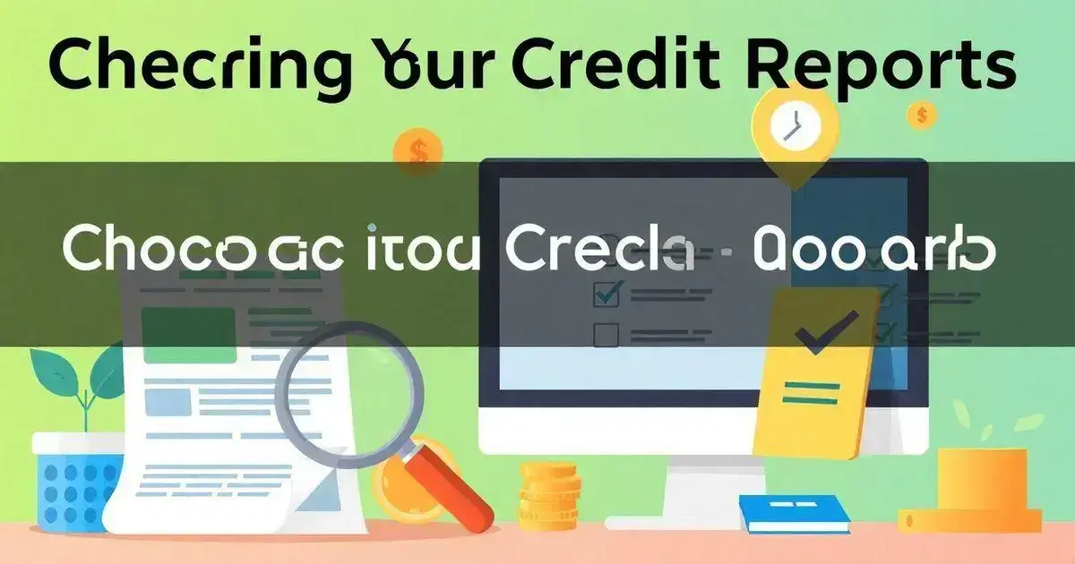 Checking Your Credit Reports