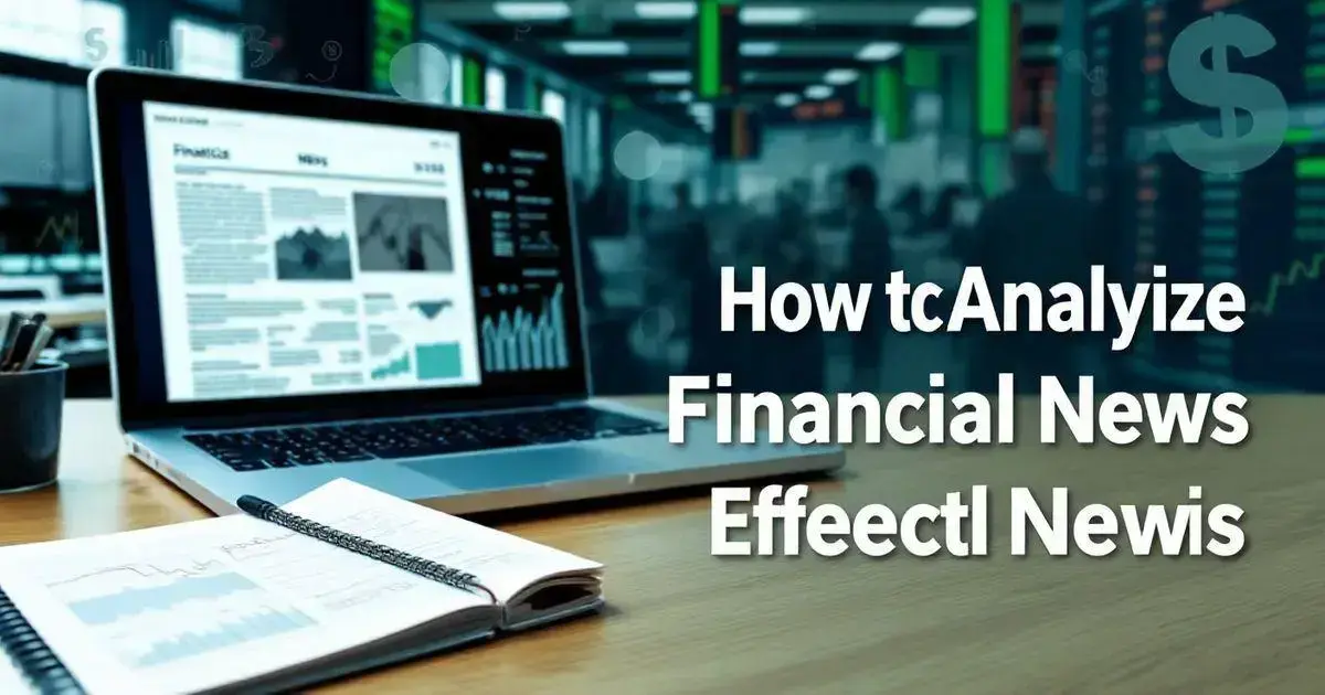 How to Analyze Financial News Effectively