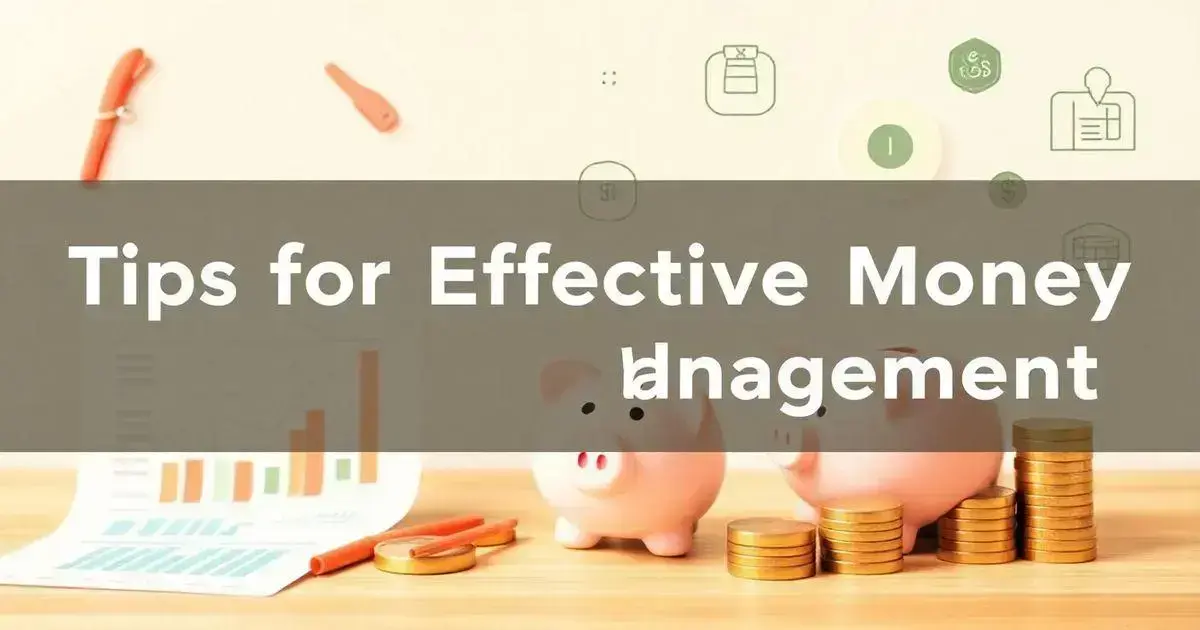 Tips for Effective Money Management